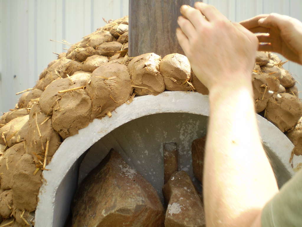straw cob pizza oven